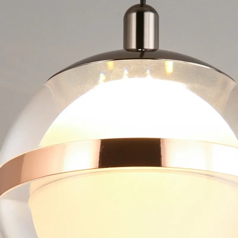 suspension moderne en aluminium pour décoration intérieure élégante - vue 6 sur 7