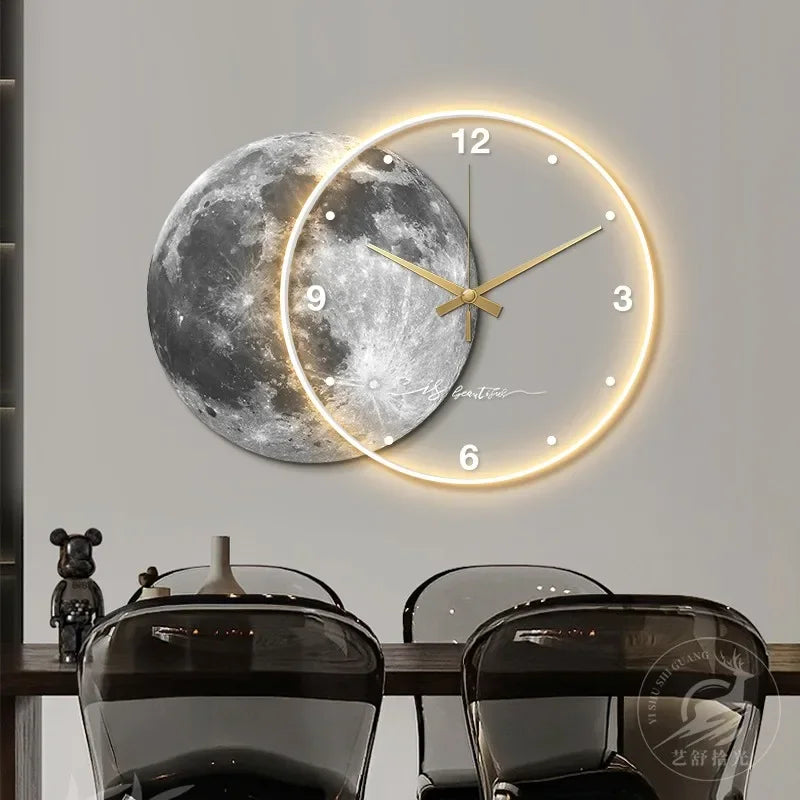 horloge murale design moderne pour décoration intérieure élégante - vue 6 sur 9