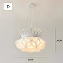 lustre romantique en cristal pour une décoration moderne