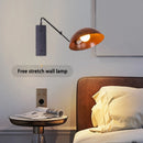 Retro-nordische Wandleuchte mit langem Arm und modernem LED-Design