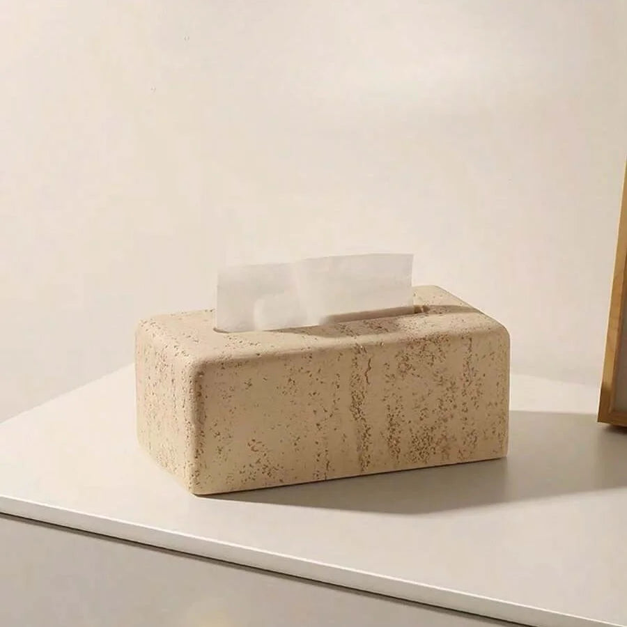boîte à mouchoirs moderne en résine pour décoration créative - vue 5 sur 7