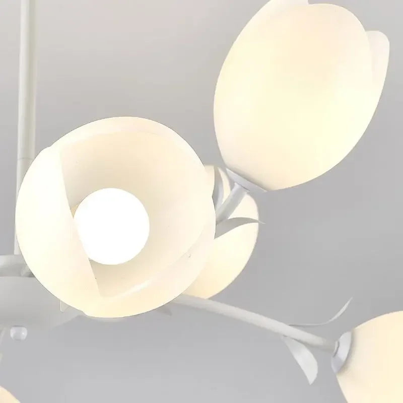 lustre orchidée à LED pour éclairage romantique et chaleureux - vue 7 sur 14