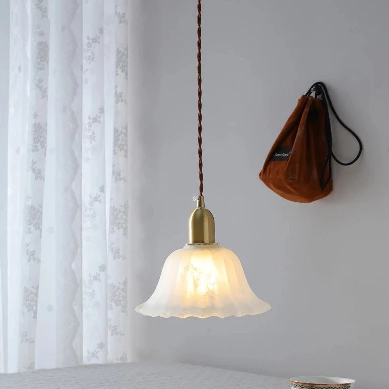 Suspension laiton antique style européen - vue 4 sur 9