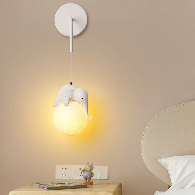 lampe led suspendue décorative en forme d'ours mignon - vue 4 sur 14