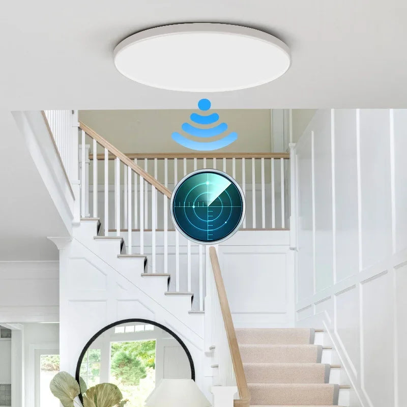 LED-Deckenleuchte mit Bewegungsmelder, wasserdicht für den Innenbereich - vue 6 sur 6