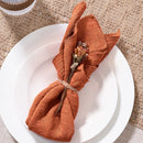 Serviette de table gaze de coton style champetre