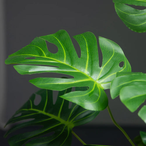 arbre artificiel monstera avec feuillage tropical pour décoration intérieure - vue 5 sur 6