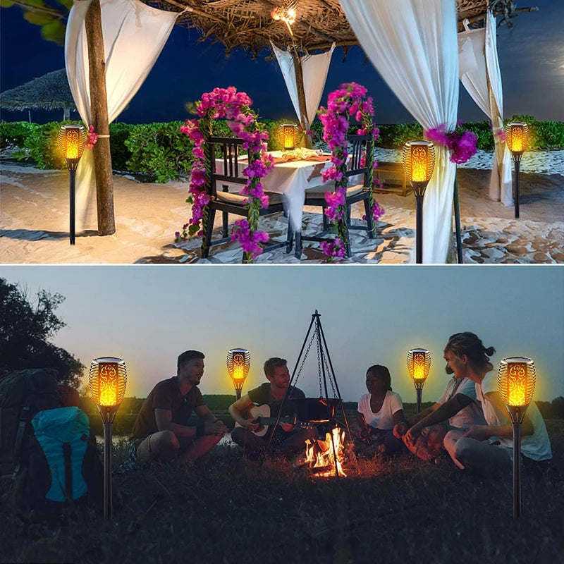 lampe torche solaire étanche pour jardin et extérieur - vue 6 sur 13