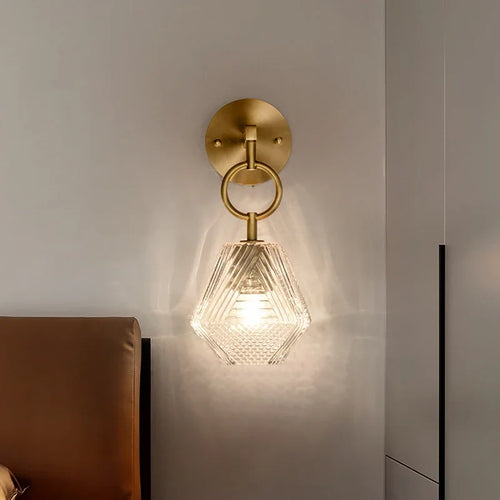 applique murale en verre style nordique américain led vintage edison