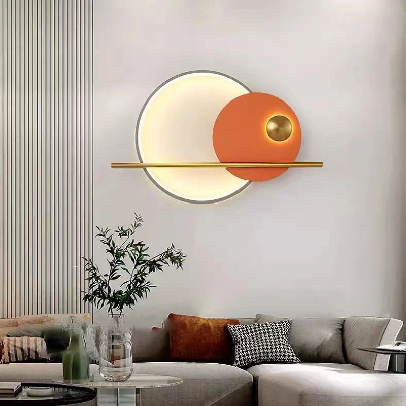 applique murale led minimaliste avec anneau pour restaurant - vue 3 sur 15