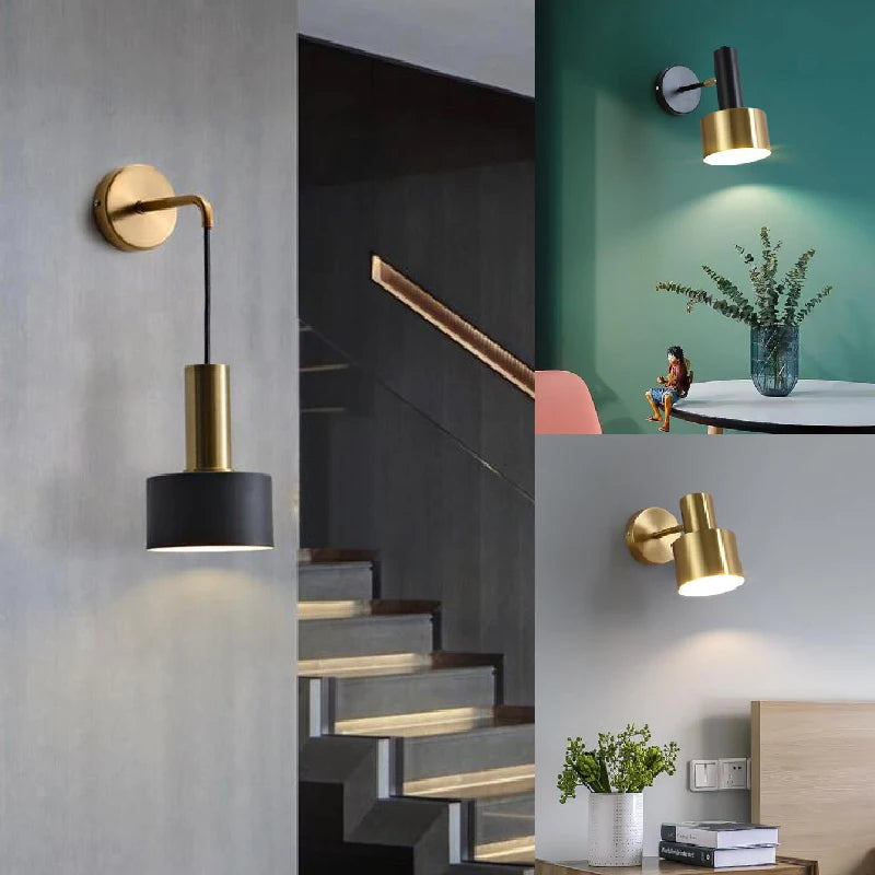Applique murale LED avec abat-jours suspendu - vue 3 sur 10