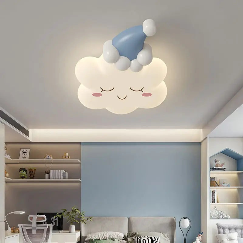 plafonnier romantique pour chambre d enfant avec nœud élégant - vue 4 sur 12