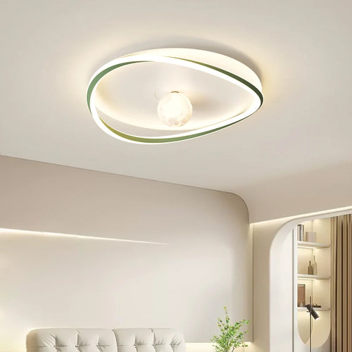 Moderner und minimalistischer LED-Deckenleuchte für dekorative Innenräume - vue 6 sur 14