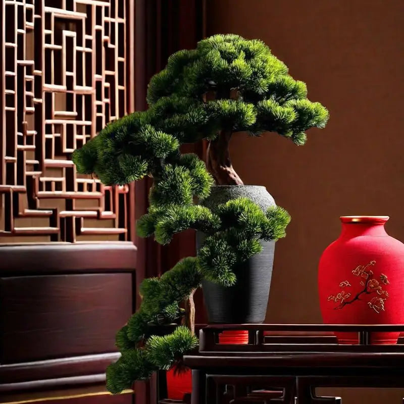 plafonnier bonsaï décoration intérieure style chinois haut de gamme - vue 2 sur 11