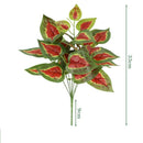 feuilles de bambou artificielles en soie pour décoration élégante