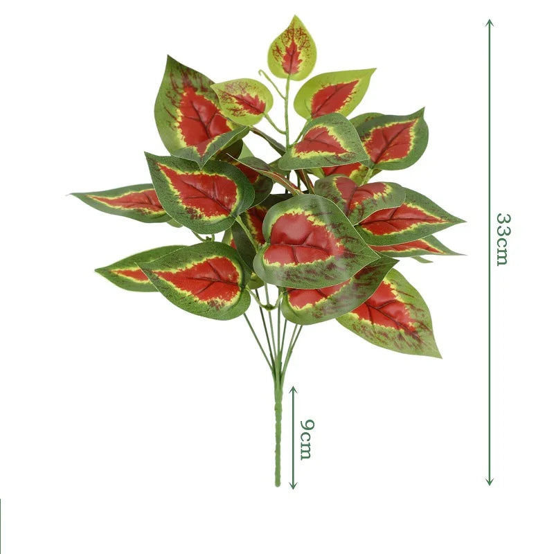feuilles de bambou dieffenbago en soie pour décoration élégante - vue 22 sur 32