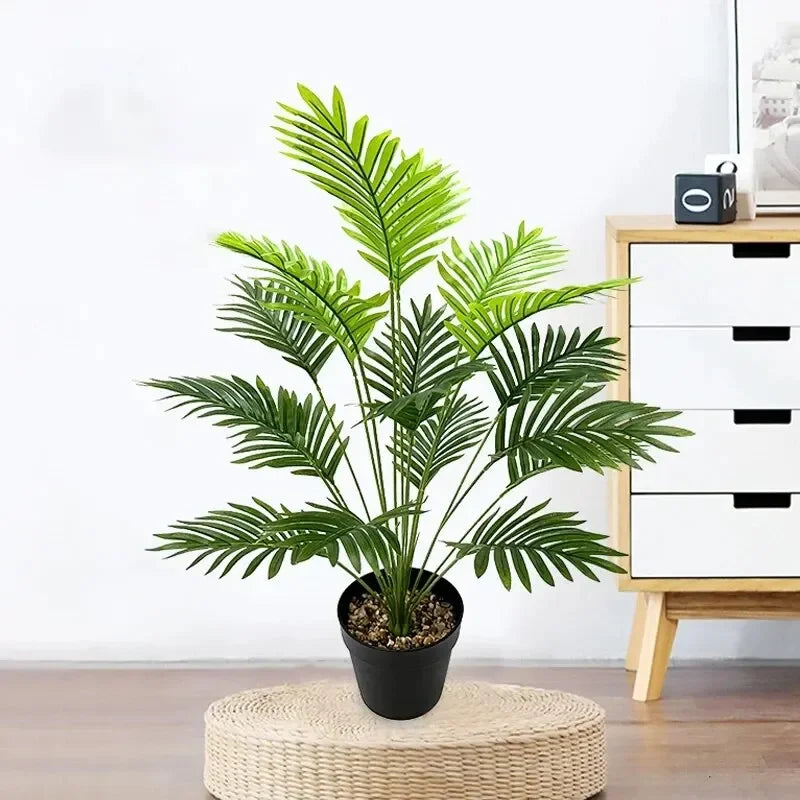 grandes plantes artificielles palmier et feuilles de bananier décoration jardin - vue 6 sur 6