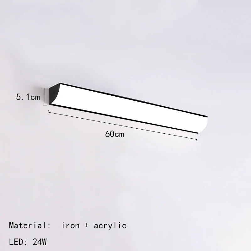applique murale led minimaliste en aluminium pour intérieur moderne
