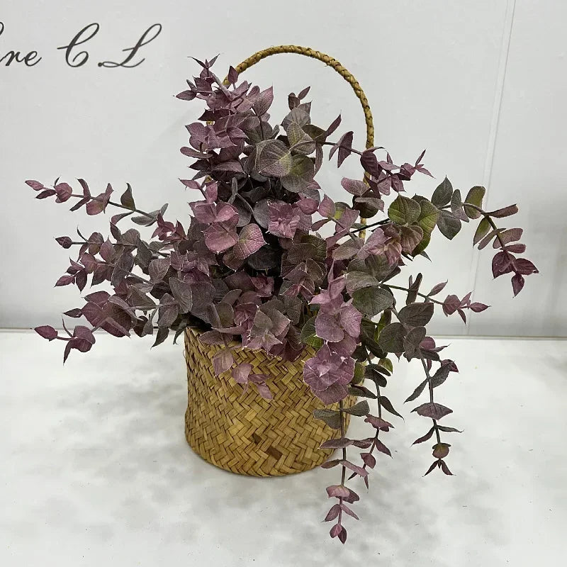 plantes vertes artificielles décoration feuilles eucalyptus pour intérieur - vue 4 sur 10