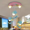 Deckenleuchte Mond Kawaii für Mädchenzimmer skandinavisches Design modern