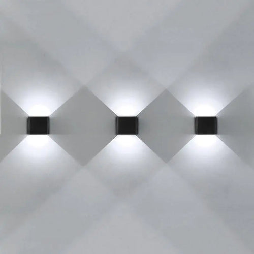 applique murale moderne étanche en aluminium pour extérieur décoratif