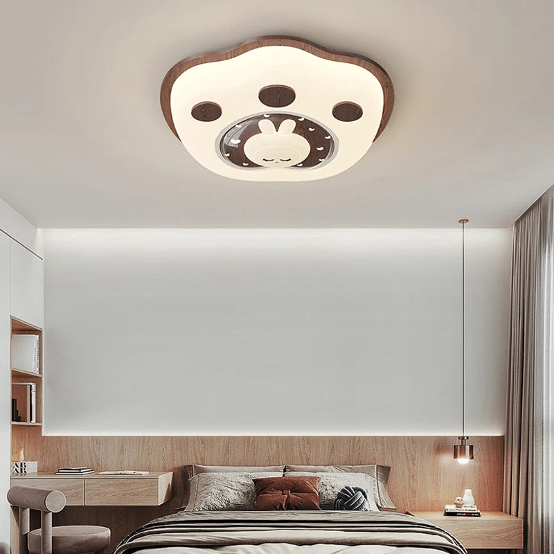 lustre led créatif animaux chat pour enfants - vue 3 sur 12