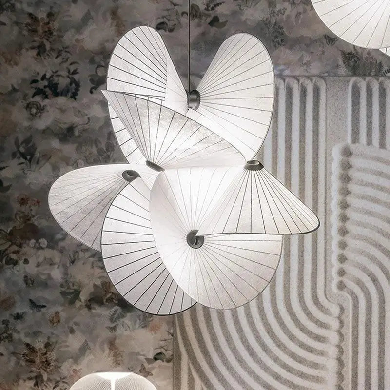 lustre en tissu serpentin design nordique pour intérieur élégant - vue 7 sur 7