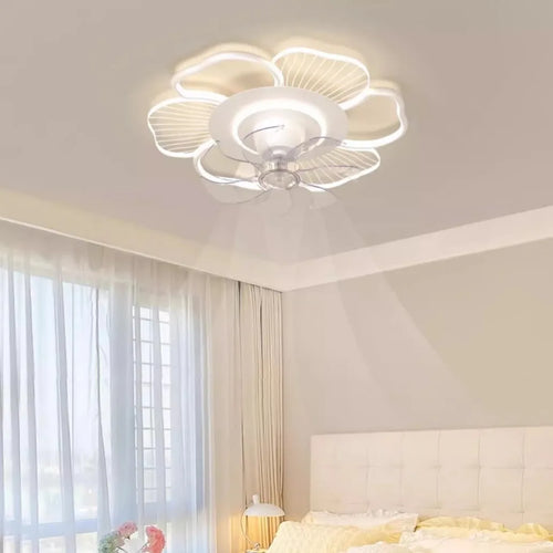 Moderner Deckenventilator mit 360-Grad-Rotation für trendige Beleuchtung - vue 3 sur 6