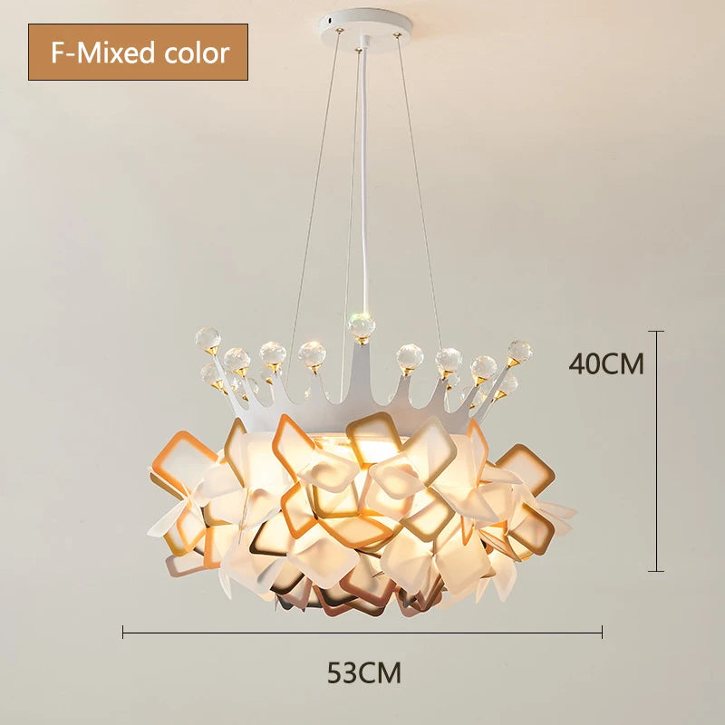 lustre romantique en cristal pour une décoration moderne - vue 17 sur 17