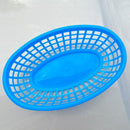 panier ovale en plastique pour nourriture et rangement décoratif