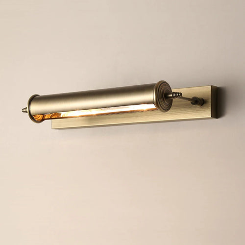 Vintage-Wandleuchte aus Bronze mit austauschbarem Leuchtmittel im europäischen Stil - vue 4 sur 6
