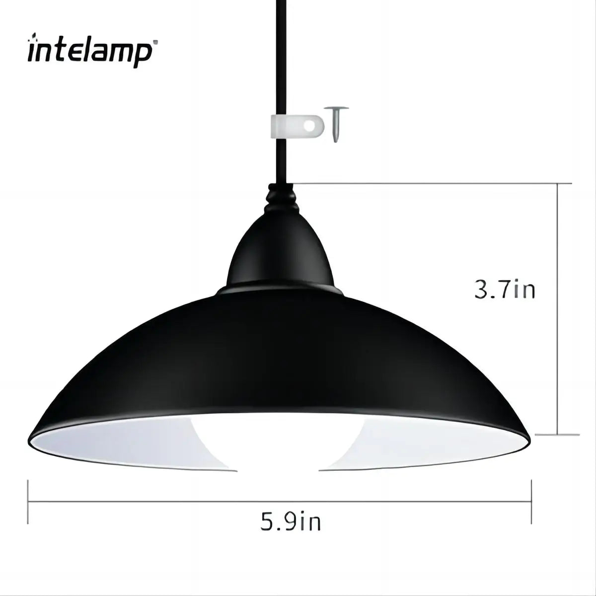 lustre solaire suspendu super lumineux avec télécommande étanche - vue 6 sur 6