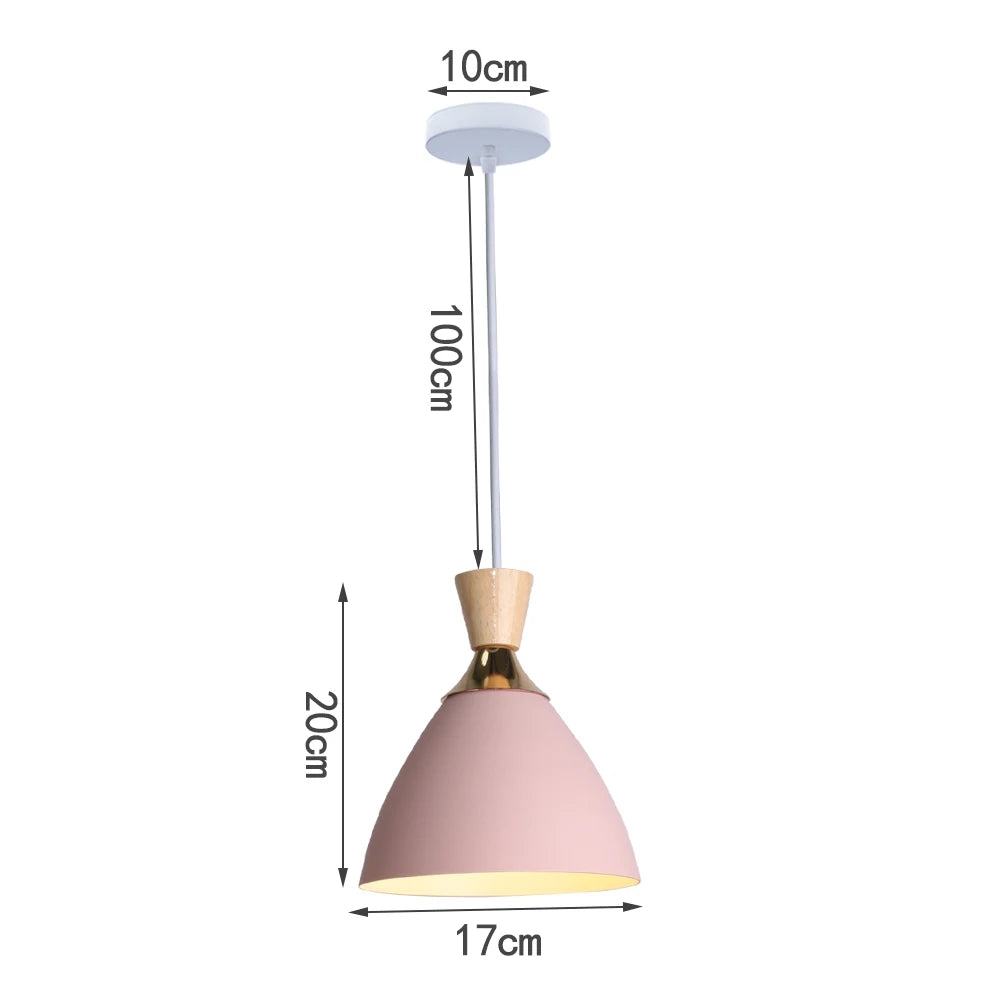 suspension nordique en aluminium rétro pour éclairage intérieur - vue 12 sur 20