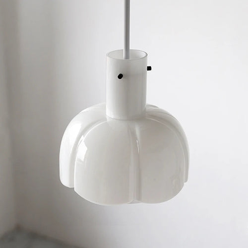 lampe led suspendue en verre design nordique pour intérieur