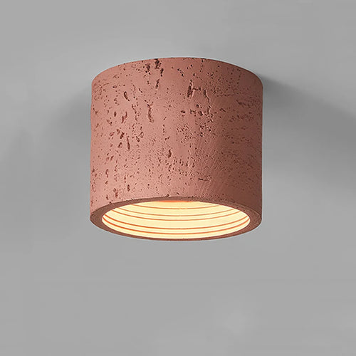 Wabi Sabi – LED-Spot aus rotem Zement - vue 2 sur 16