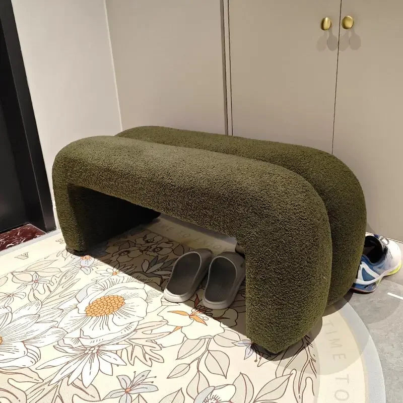 banc en laine d'agneau pour intérieur et extérieur - vue 4 sur 10