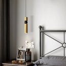 lampe suspendue led en laiton idéale pour bar moderne