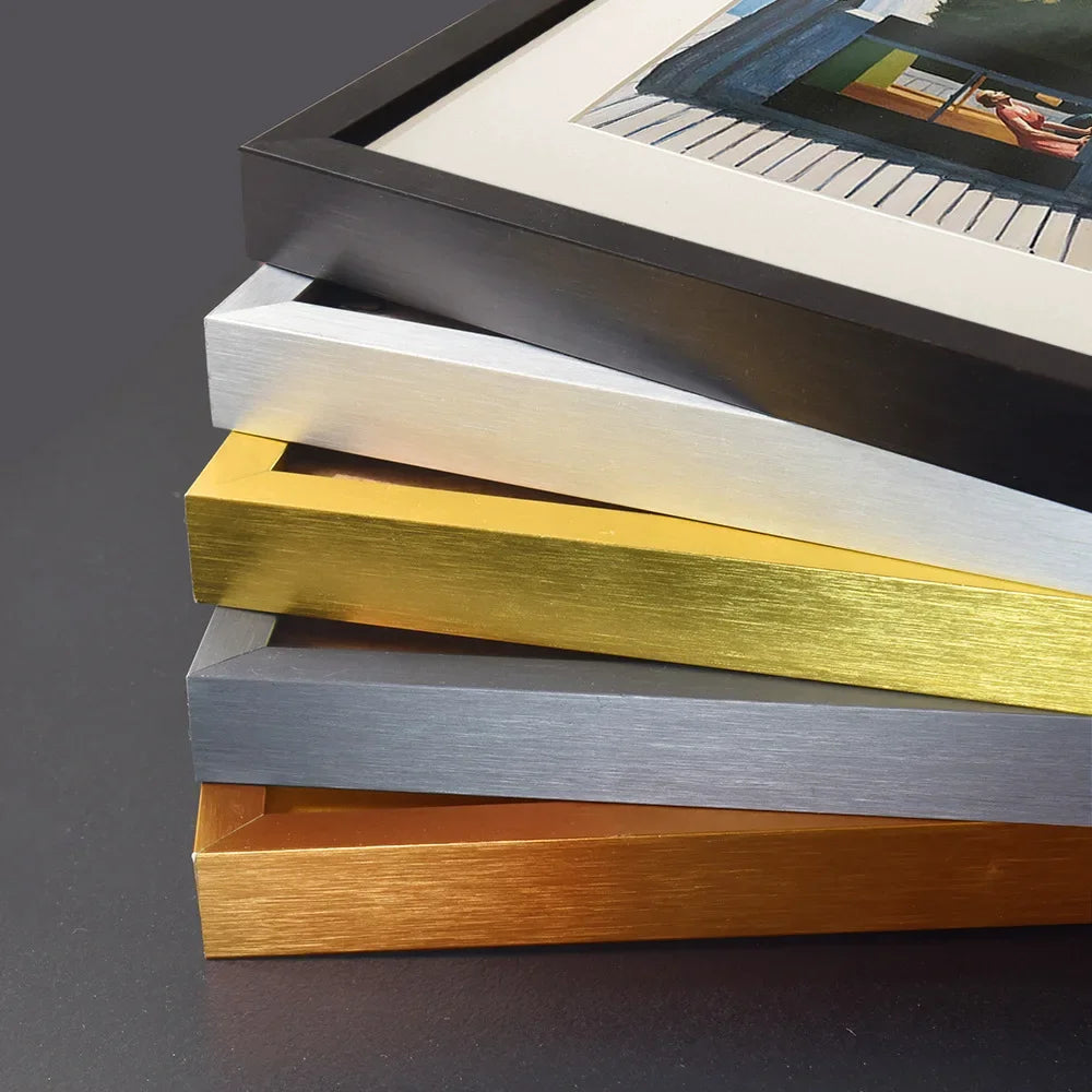 cadre photo en aluminium à suspendre pour décoration et cadeau - vue 3 sur 8