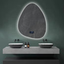miroir intelligent multifonction avec haut-parleur bluetooth et led réglable