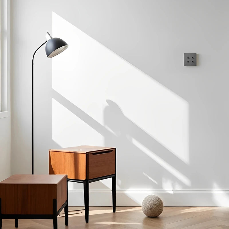 Variateur en acier gris foncé brossé