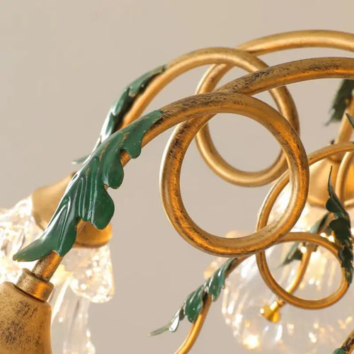 lustre moderne en cristal pour un éclairage raffiné - vue 6 sur 10