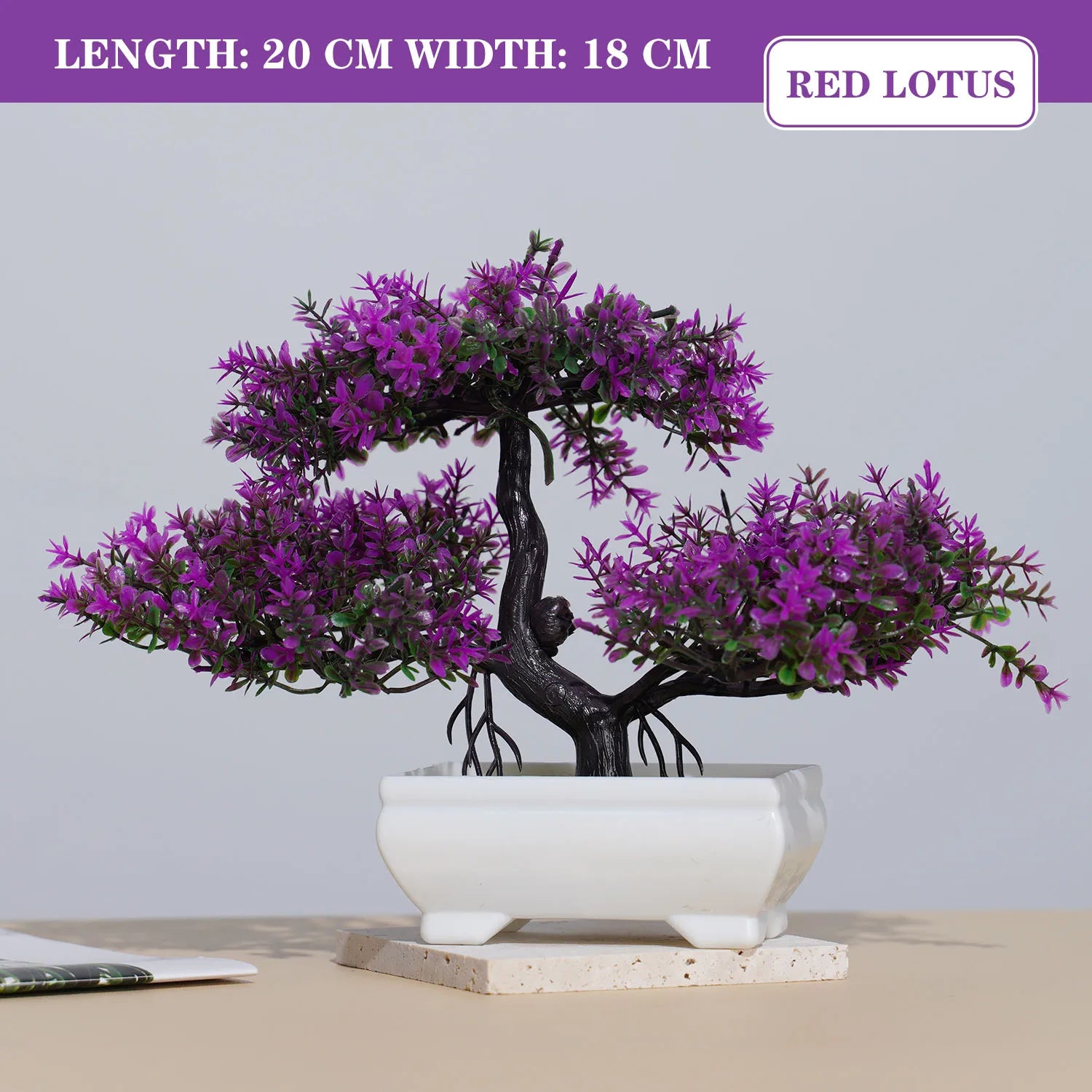 plantes artificielles bonsaï petit arbre décoration intérieure et extérieure - vue 18 sur 32