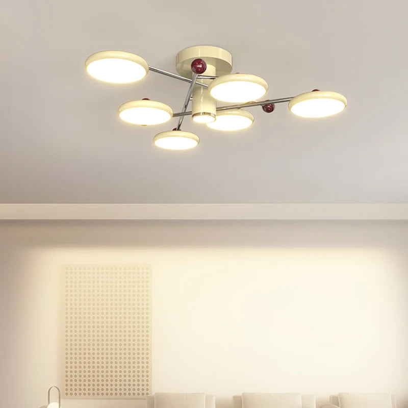lustre led pour éclairage intérieur et décoration suspendue - vue 4 sur 18