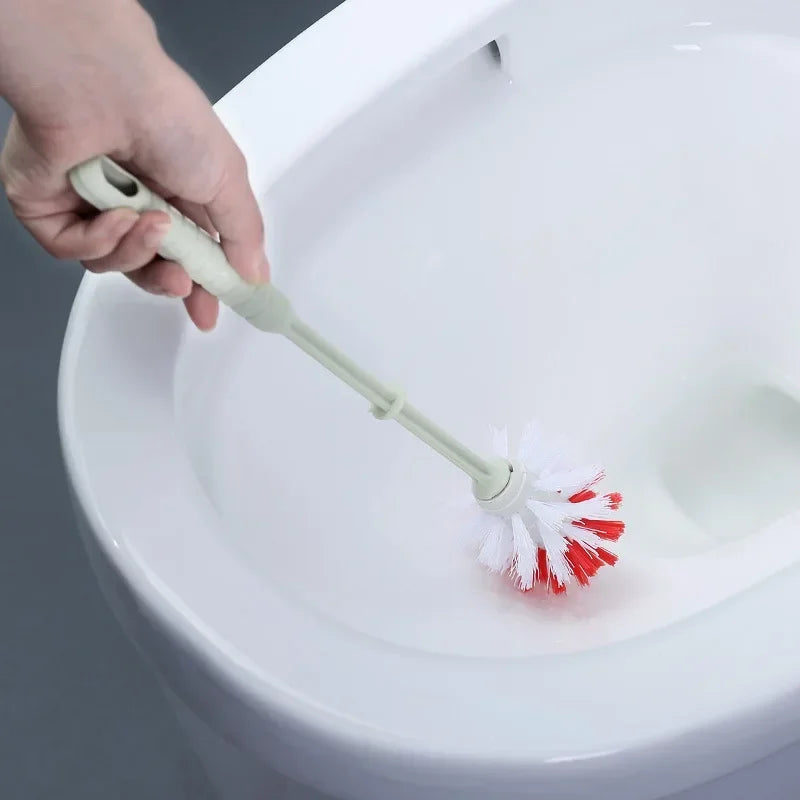 brosse de toilette avec support et poils souples pour nettoyage rapide - vue 5 sur 8