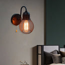 applique murale rétro loft avec interrupteur pour décoration intérieure