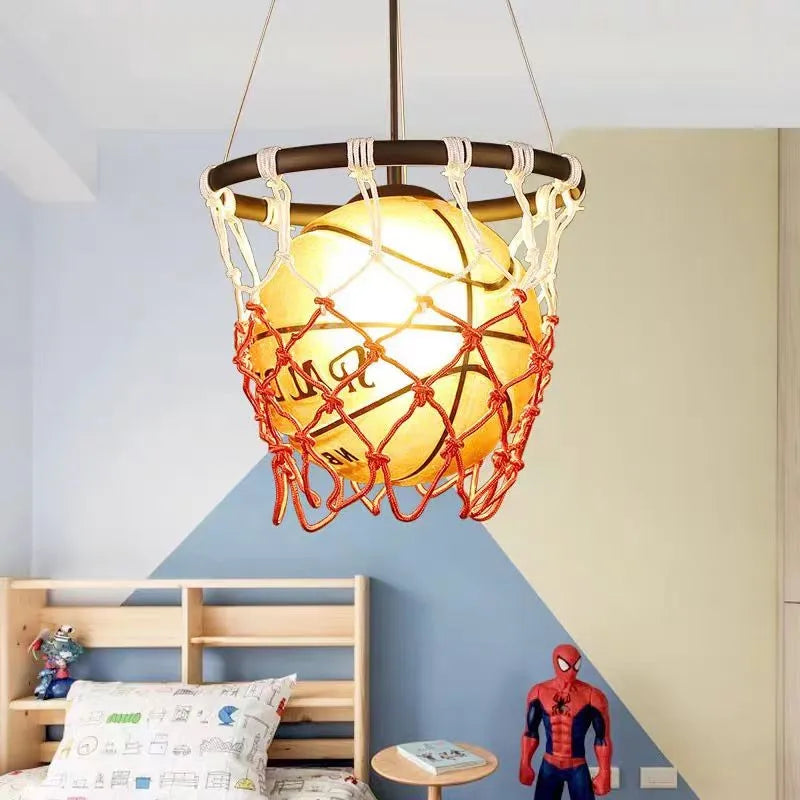 suspension style industriel américain basket-ball football bar café - vue 7 sur 10