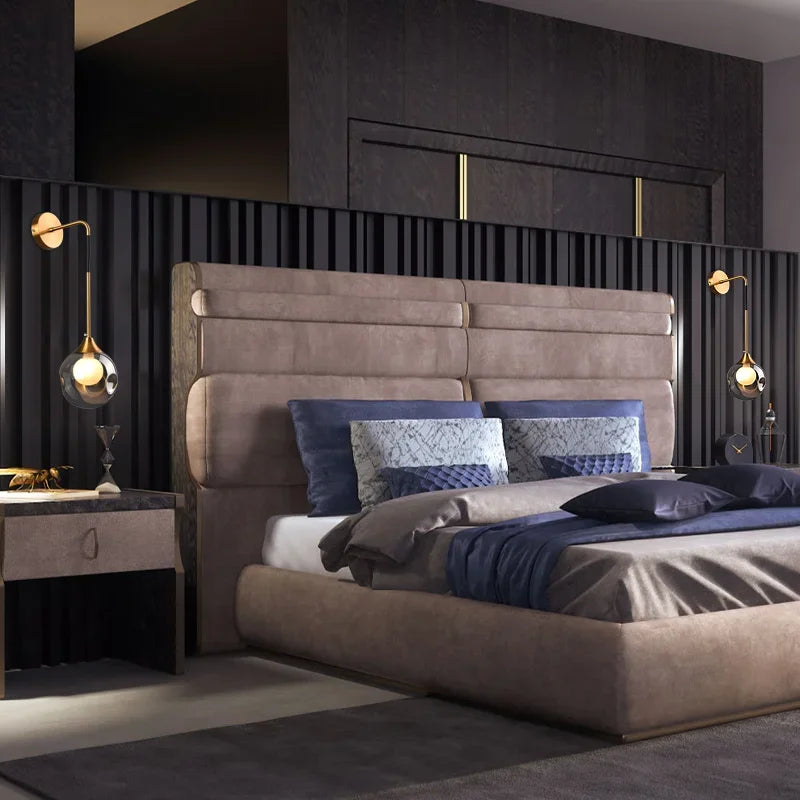 applique murale moderne à led en forme de boule décorative - vue 4 sur 11