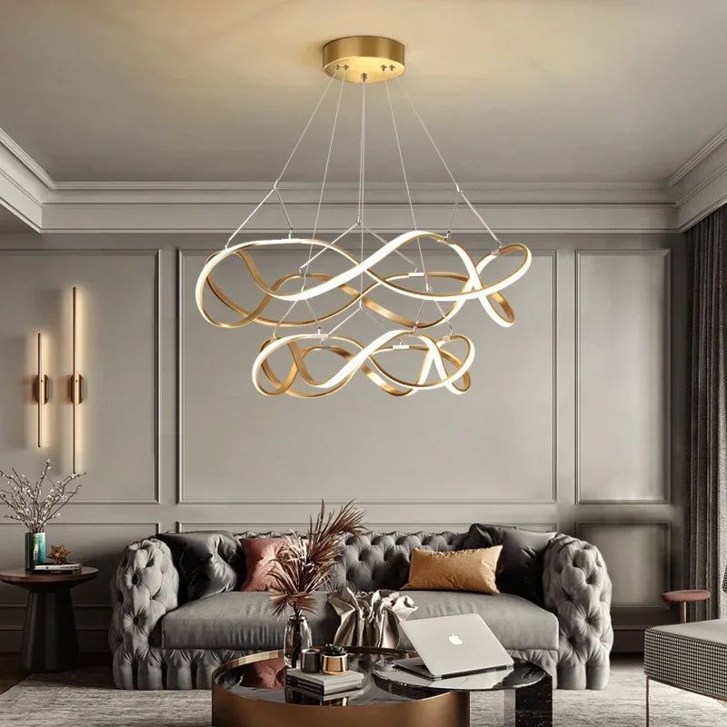 plafonnier led moderne pour décoration intérieure élégante - vue 5 sur 12