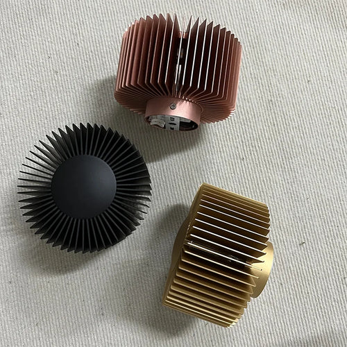 Moderne Wandleuchte Aluminium Schwarz Roségold - vue 9 sur 8