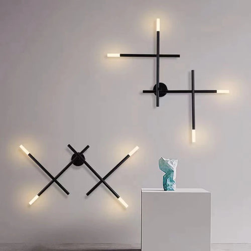 Minimalistische LED-Wandleuchte für die Innendekoration - vue 2 sur 12